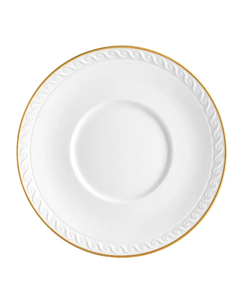 L'Objet Neptune 24K Gold-Rimmed Saucer