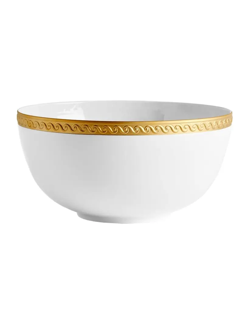 L'Objet Neptune Large 24K Gold-Rimmed Bowl