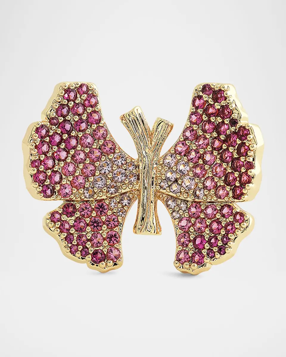 Anabel Aram Jewelry Cubic Zirconia Butterfly Ring | Thumbnail 3