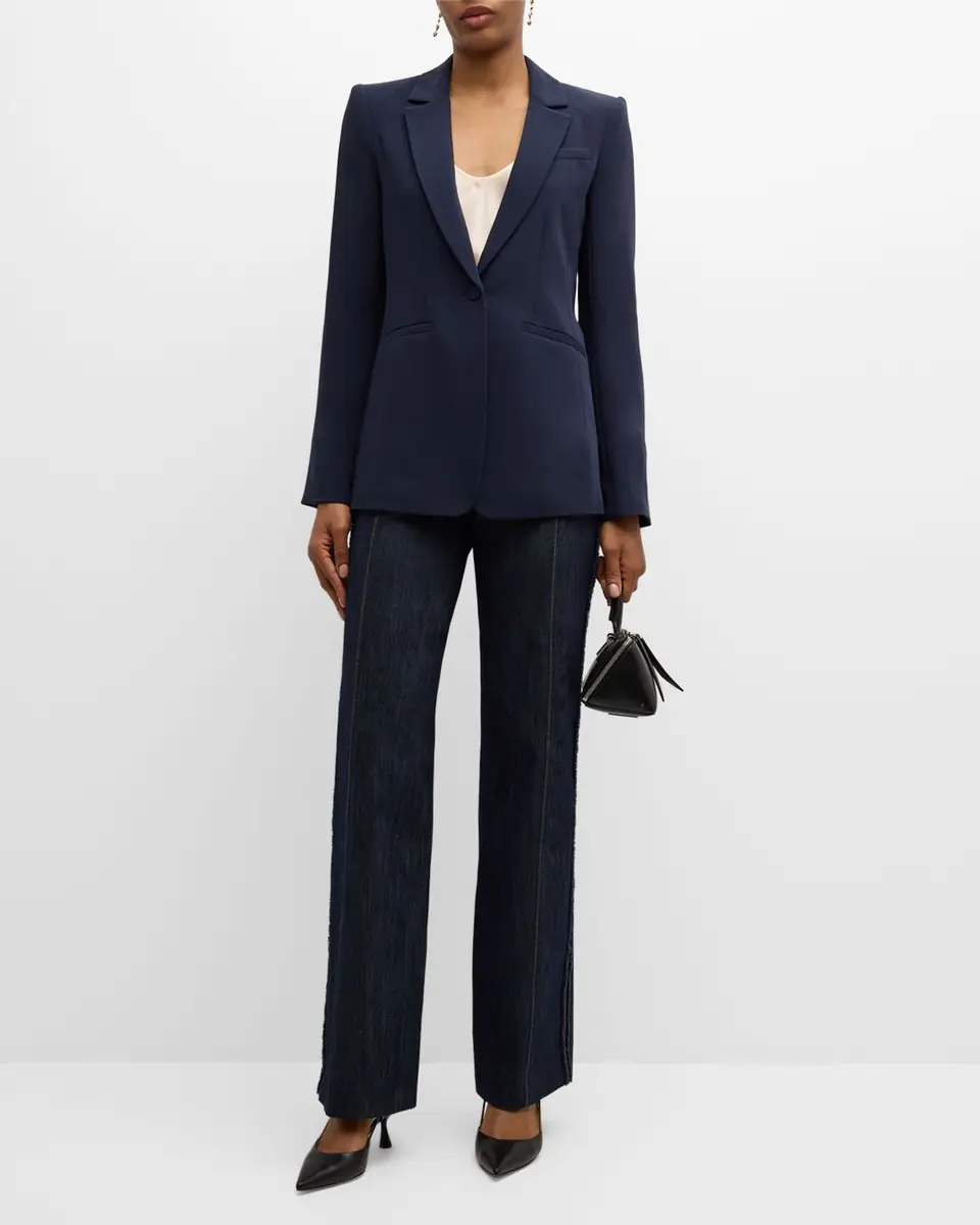 Cinq à Sept Karlie Tailored Crepe Blazer | Thumbnail 2 Cinq à Sept Karlie Tailored Crepe Blazer | Thumbnail 2