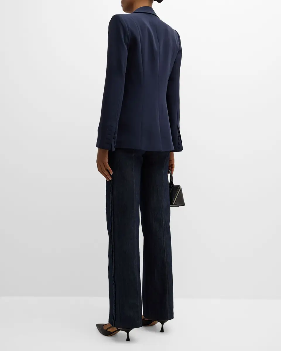 Cinq à Sept Karlie Tailored Crepe Blazer | Thumbnail 6 Cinq à Sept Karlie Tailored Crepe Blazer | Thumbnail 6