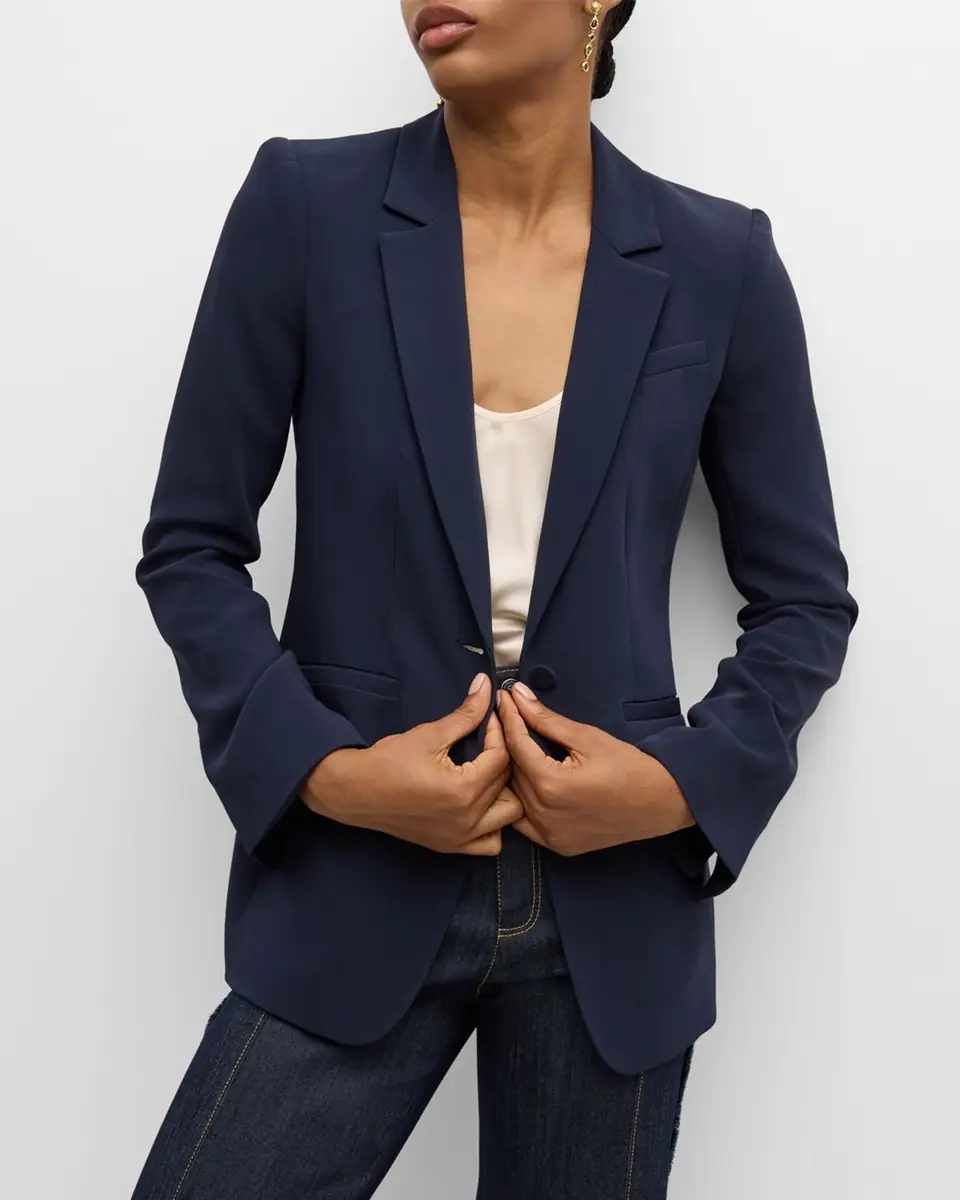 Cinq à Sept Karlie Tailored Crepe Blazer | Thumbnail 7 Cinq à Sept Karlie Tailored Crepe Blazer | Thumbnail 7