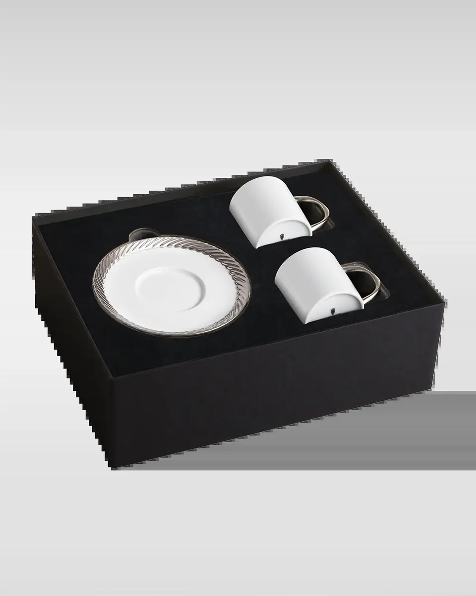 L'Objet Corde Espresso Cup & Saucer | Thumbnail 2 L'Objet Corde Espresso Cup & Saucer | Thumbnail 2