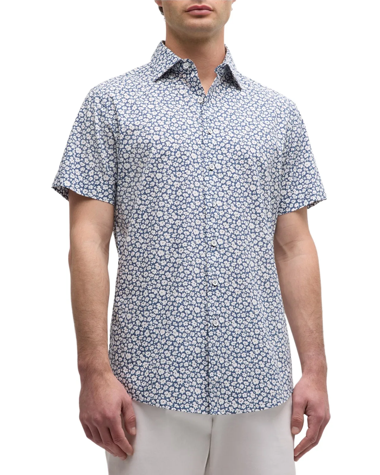 Men's Bolton Street Floral-Print Short-Sleeve Shirt Men's Bolton Street Floral-Print Short-Sleeve Shirt