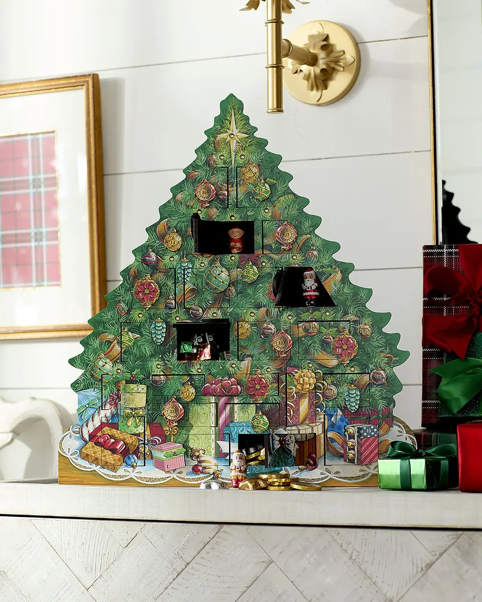 Byers ' Choice Musical Advent Tree with Lights | Thumbnail 2 Byers ' Choice Musical Advent Tree with Lights | Thumbnail 2