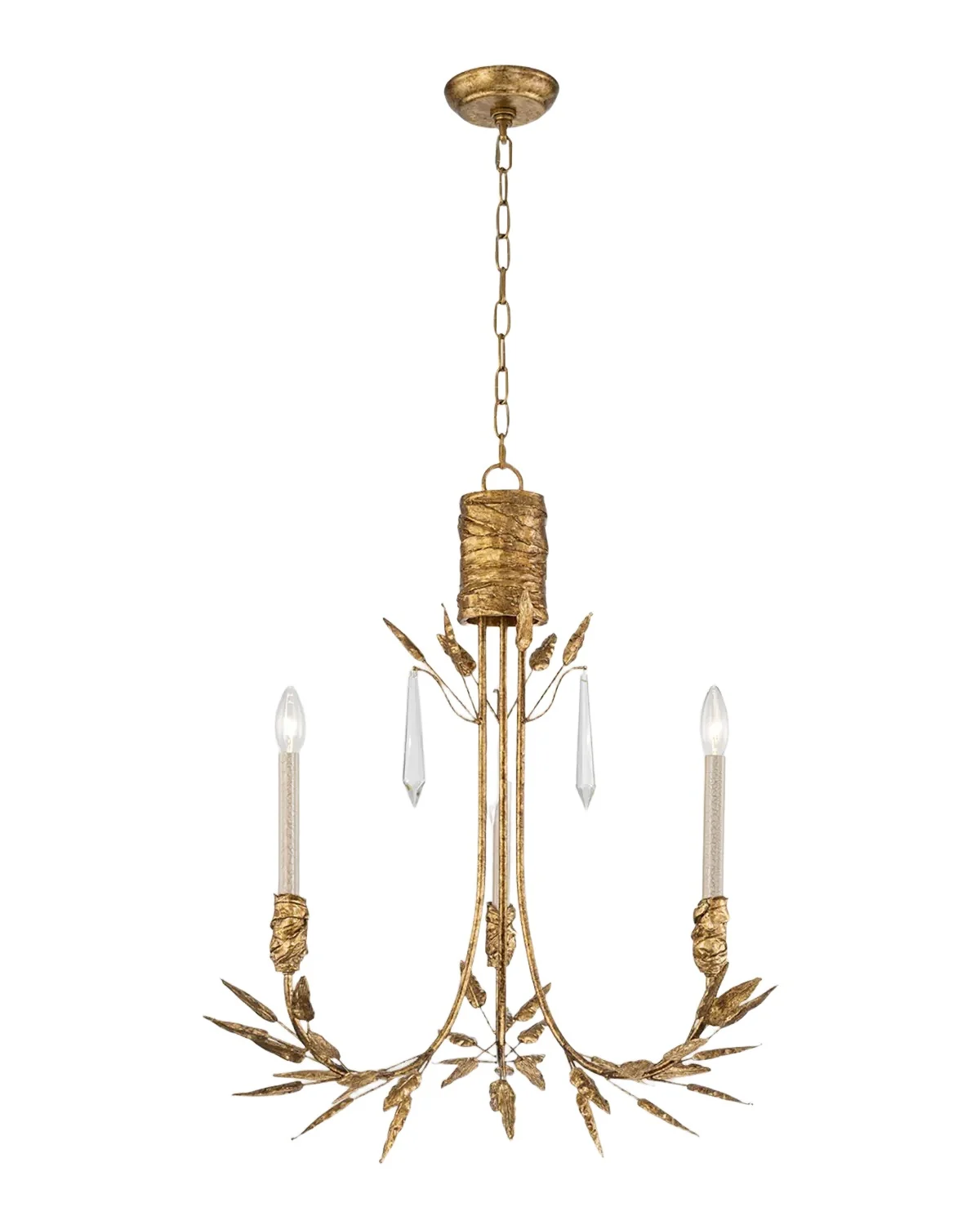 Lucas McKearn Palm d 'Or 3-Light Chandelier