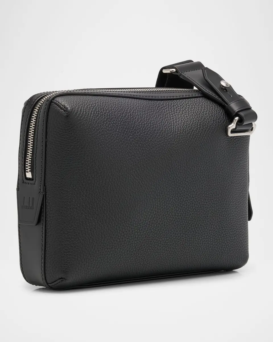 dunhill Men's 1893 Harness City Leather Messenger Bag | Thumbnail 3 dunhill Men's 1893 Harness City Leather Messenger Bag | Thumbnail 3