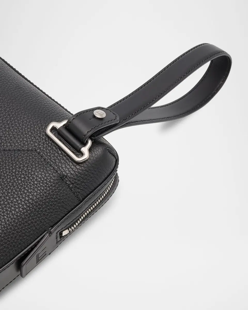 dunhill Men's 1893 Harness City Leather Messenger Bag | Thumbnail 6 dunhill Men's 1893 Harness City Leather Messenger Bag | Thumbnail 6