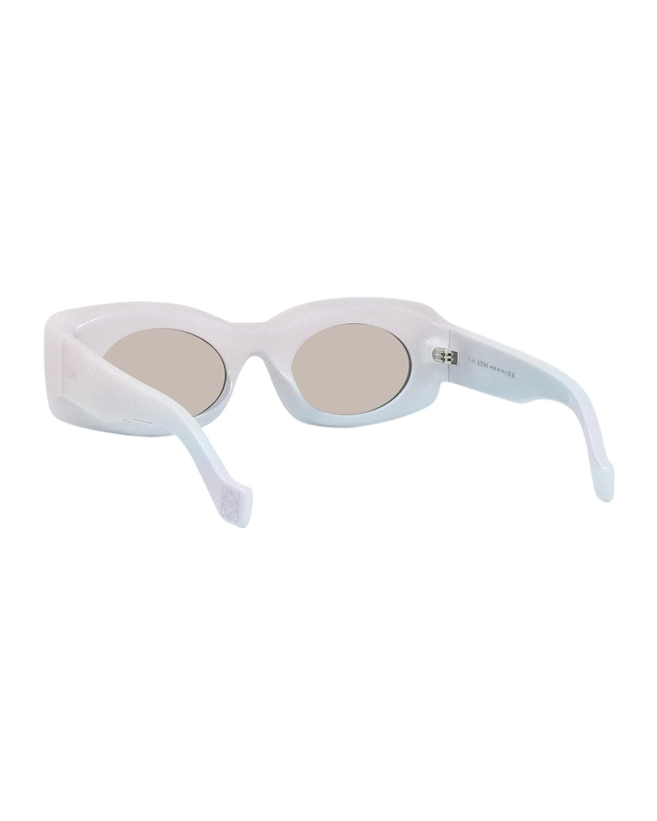 Loewe Men's Holographic Thin Geometric Sunglasses