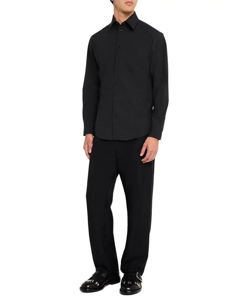 Burberry Men's Stretch Wool Sport Shirt | Image 1 Burberry Men's Stretch Wool Sport Shirt | Image 1