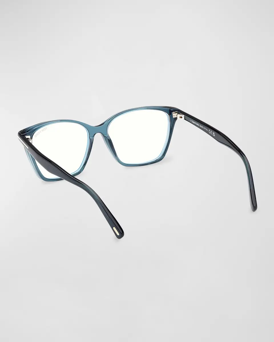 TOM FORD Blue Blocking Acetate Cat-Eye Glasses | Thumbnail 2 TOM FORD Blue Blocking Acetate Cat-Eye Glasses | Thumbnail 2
