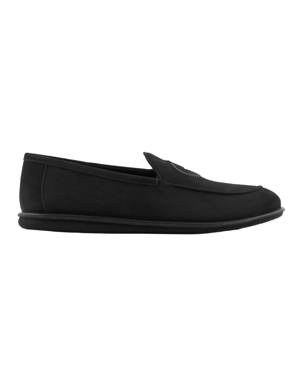 Men's Suede Logo Slip-On Loafers Men's Suede Logo Slip-On Loafers