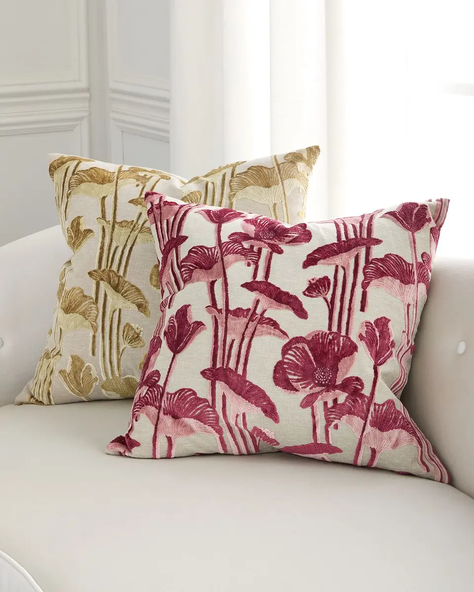 D.V. KAP Home Vanity Poppy Decorative Pillow, 24" Square | Image 1 D.V. KAP Home Vanity Poppy Decorative Pillow, 24" Square | Image 1