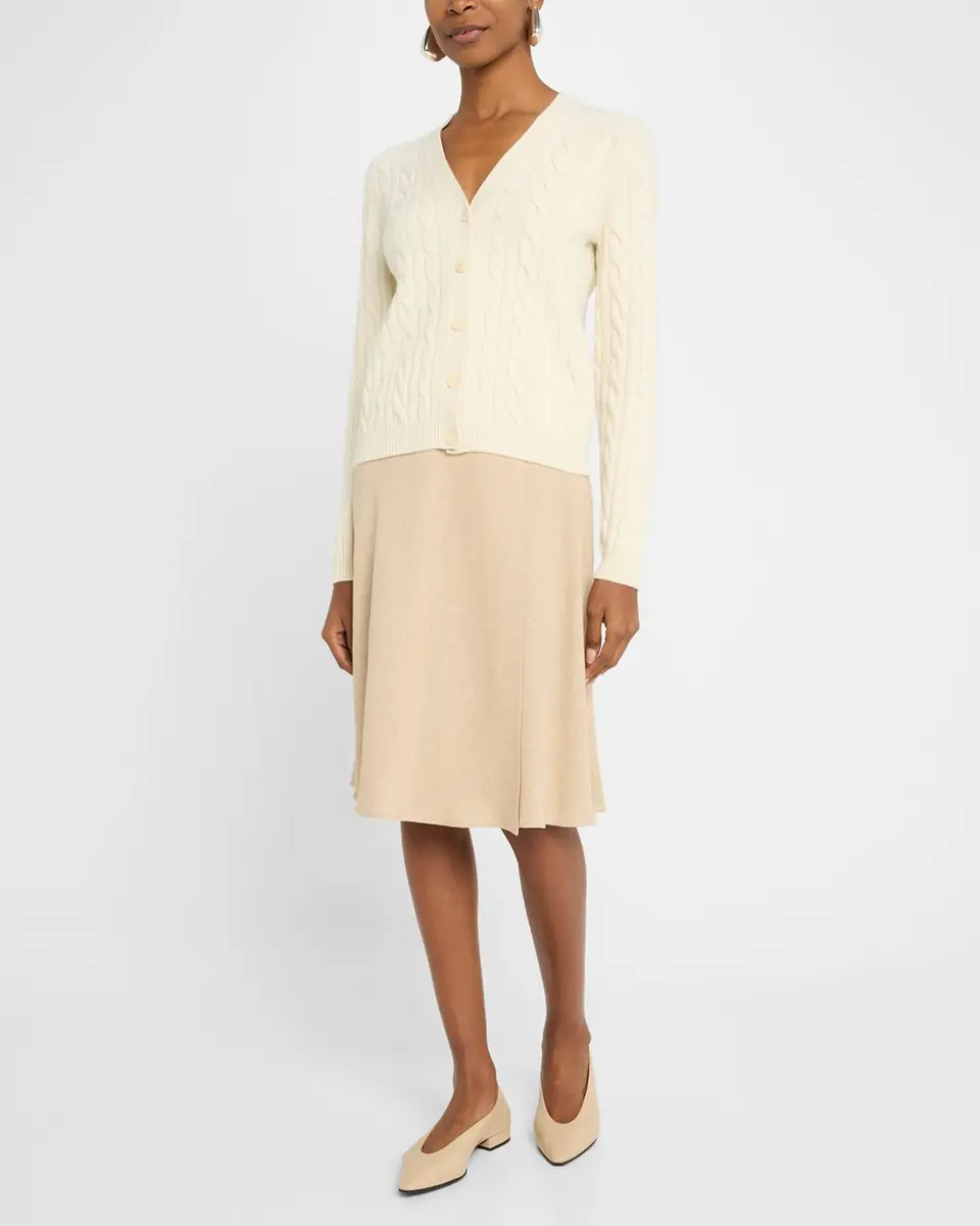 Loro Piana Jubilee Cable Baby Cashmere Cardigan | Thumbnail 2