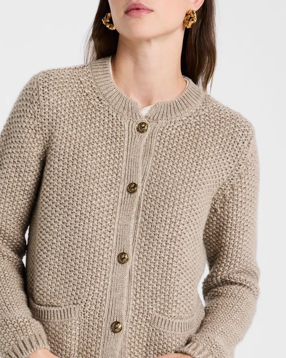 Loro Piana Baranca Cardigan Sweater Linen Cash Gg 3 | Thumbnail 4