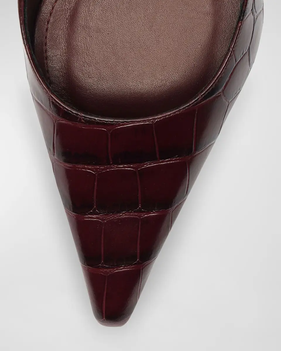 Schutz Ciara Croco Slingback Pumps | Thumbnail 4 Schutz Ciara Croco Slingback Pumps | Thumbnail 4