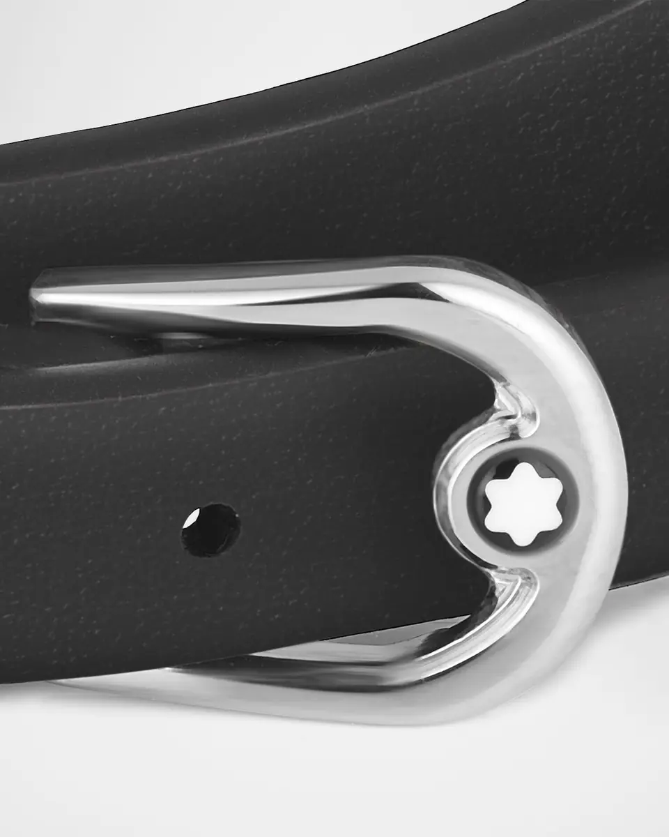 Montblanc Men's Hoseshoe-Buckle Leather Wrap Bracelet | Thumbnail 3