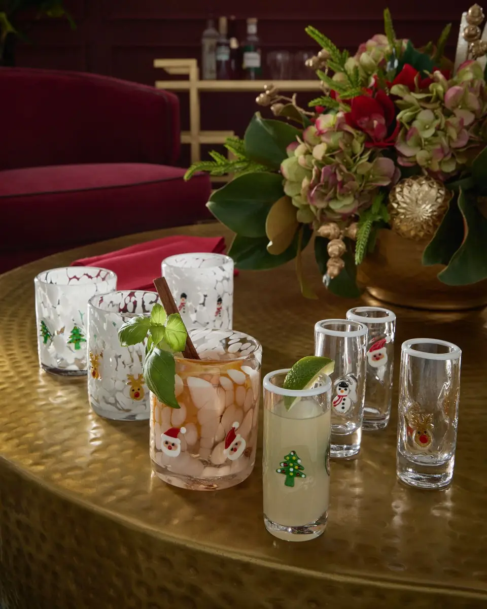 Neiman Marcus Holiday Shot Glasses, Set of 4 | Thumbnail 3