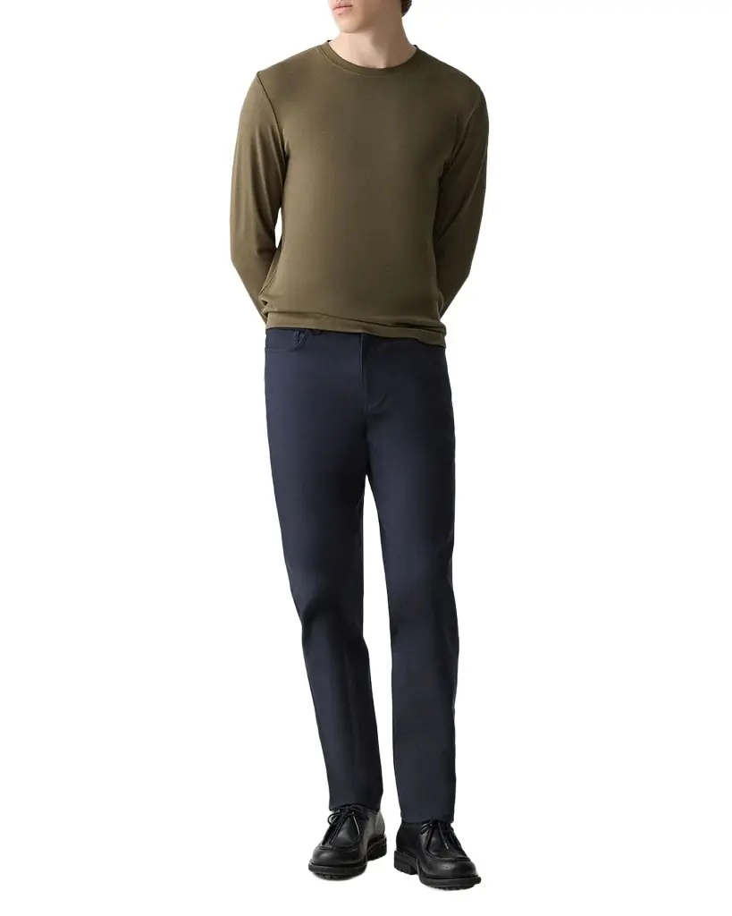 Men's Essential Tee Long Sleeve in Anemone Milano Men's Essential Tee Long Sleeve in Anemone Milano