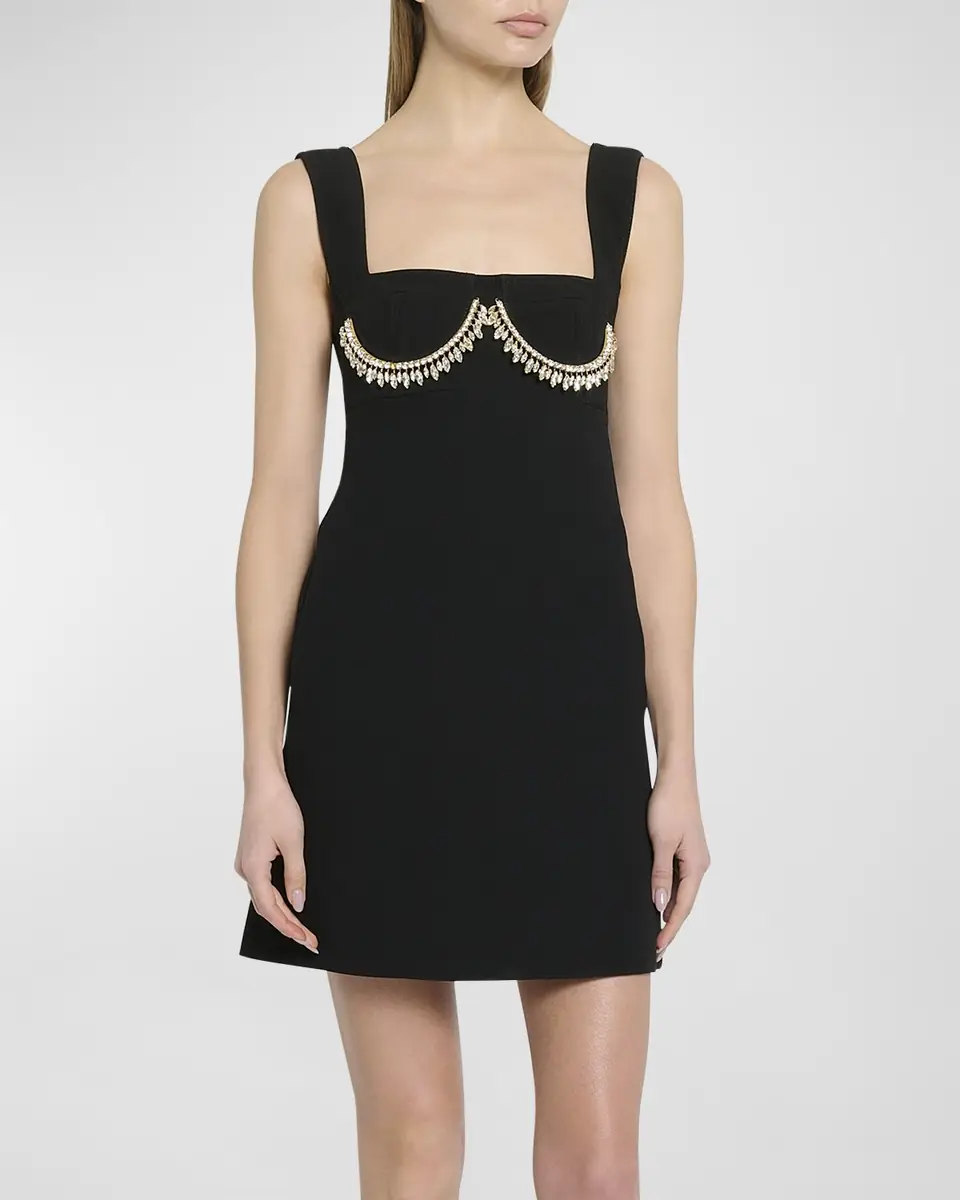Giambattista Valli Crystal Bustier Sleeveless Mini Dress | Thumbnail 2 Giambattista Valli Crystal Bustier Sleeveless Mini Dress | Thumbnail 2
