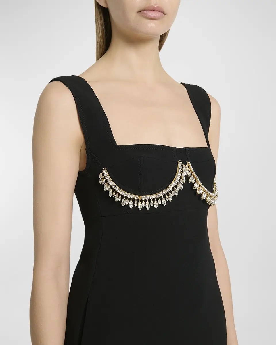 Giambattista Valli Crystal Bustier Sleeveless Mini Dress | Thumbnail 5 Giambattista Valli Crystal Bustier Sleeveless Mini Dress | Thumbnail 5