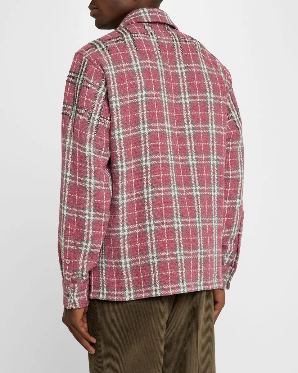 Golden Goose Men's Journey MS Embroidered Button-Down Shirt | Thumbnail 3 Golden Goose Men's Journey MS Embroidered Button-Down Shirt | Thumbnail 3