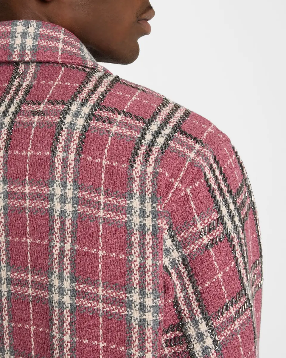 Golden Goose Men's Journey MS Embroidered Button-Down Shirt | Thumbnail 5 Golden Goose Men's Journey MS Embroidered Button-Down Shirt | Thumbnail 5