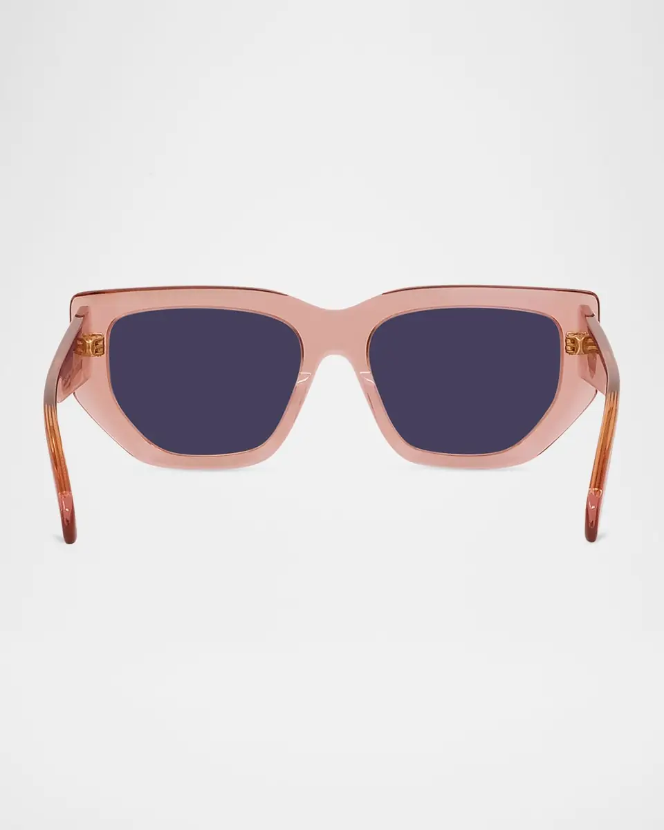 Stella McCartney Logo Plastic Cat-Eye Sunglasses | Thumbnail 5