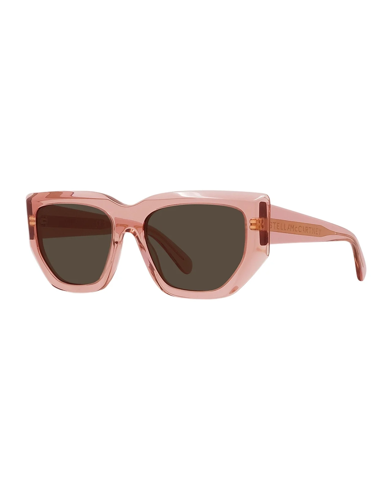 Stella McCartney Logo Plastic Cat-Eye Sunglasses