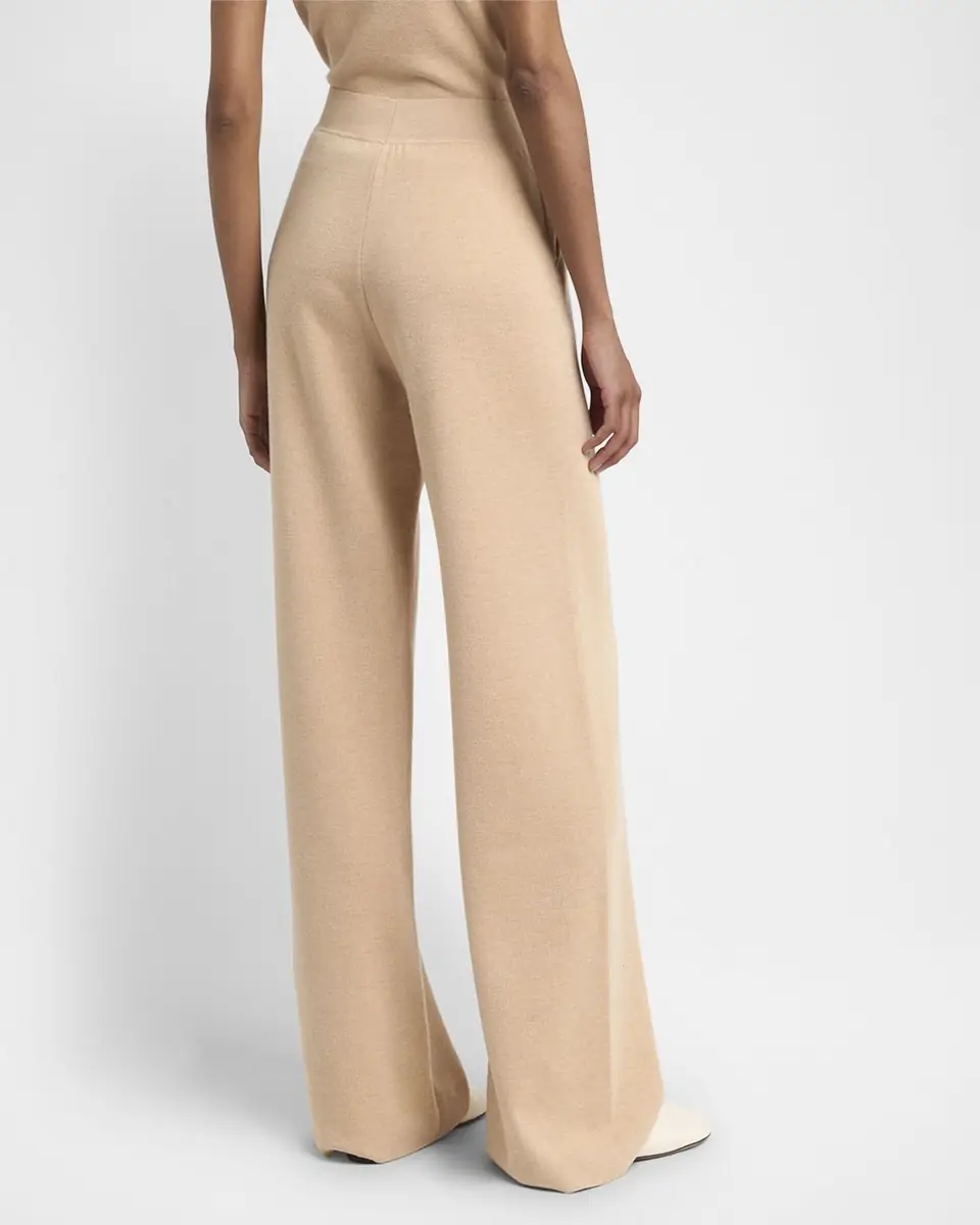 Loro Piana Cocooning Delicate Cashmere-Silk Trousers | Thumbnail 3