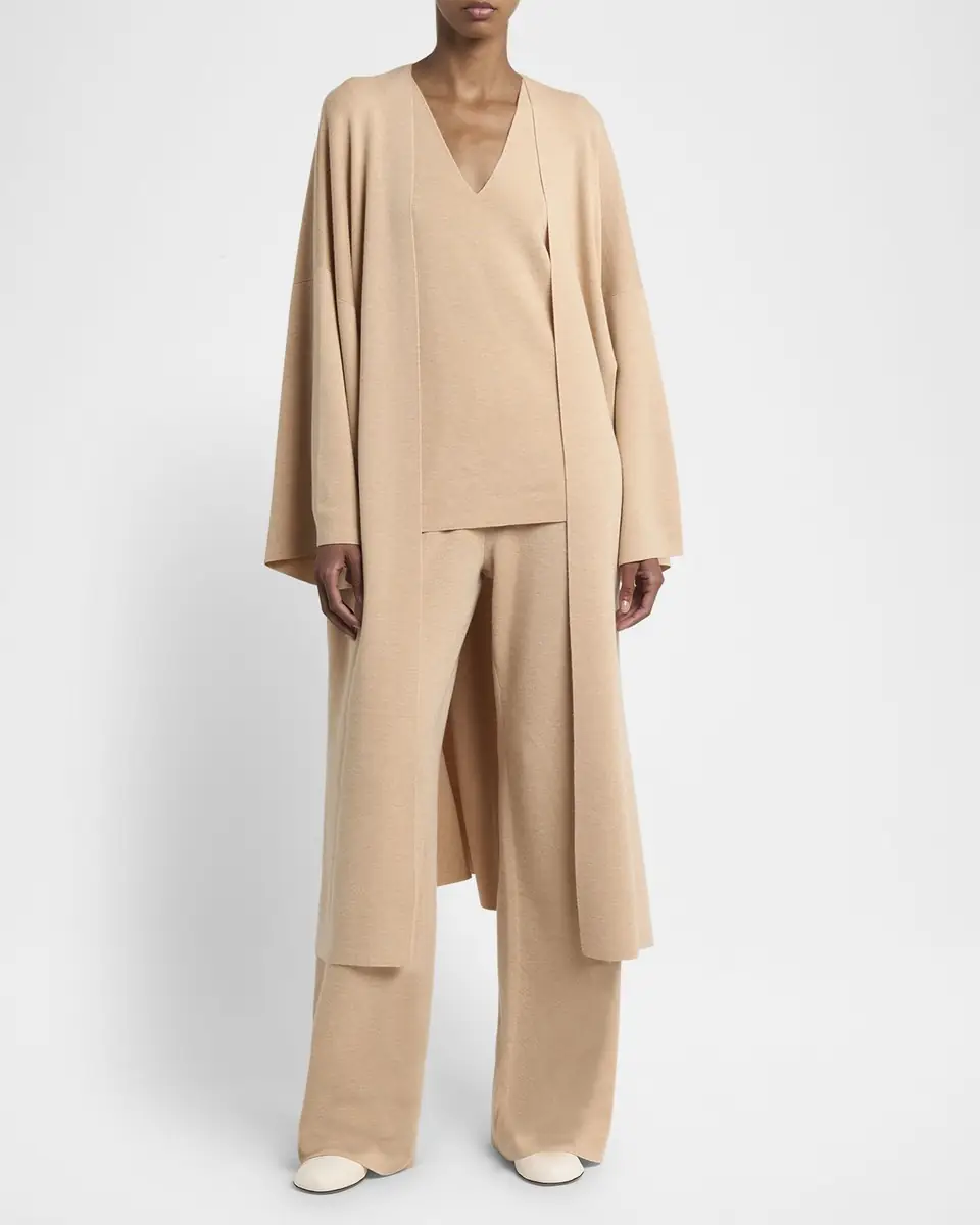 Loro Piana Cocooning Delicate Cashmere-Silk Cardigan | Thumbnail 2