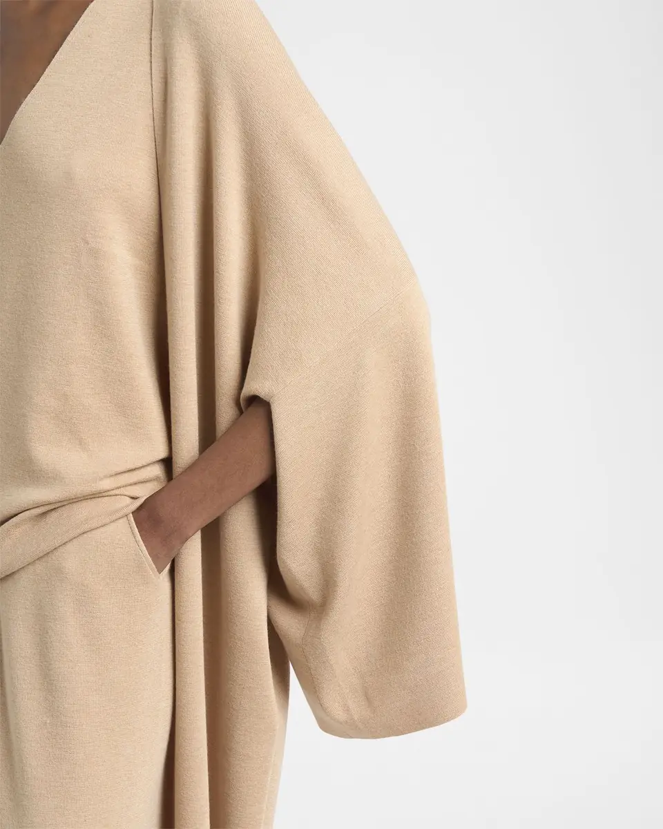 Loro Piana Cocooning Delicate Cashmere-Silk Cardigan | Thumbnail 5