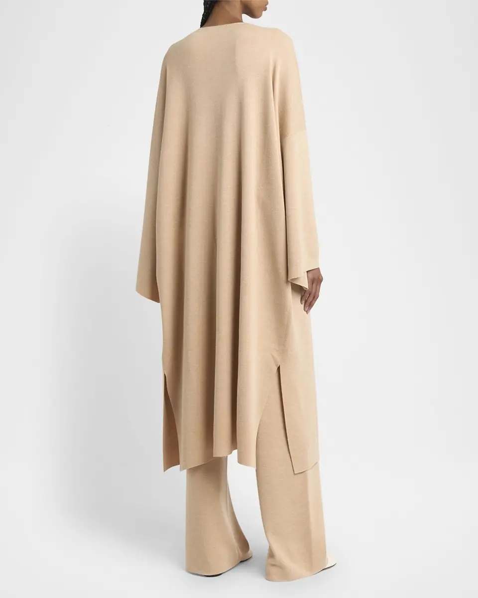 Loro Piana Cocooning Delicate Cashmere-Silk Cardigan | Thumbnail 6