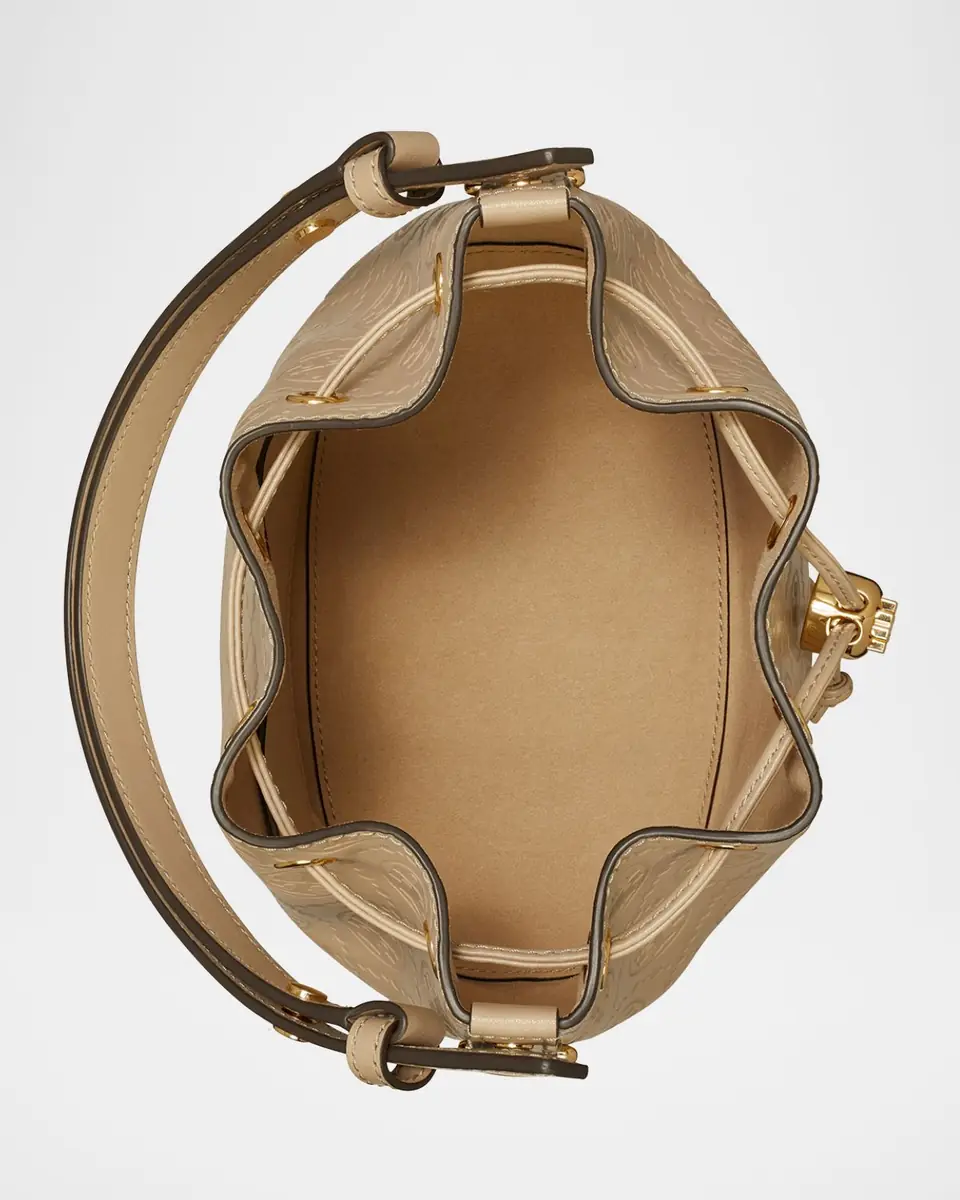 Tory Burch T Monogram Leather Bucket Bag | Thumbnail 2 Tory Burch T Monogram Leather Bucket Bag | Thumbnail 2