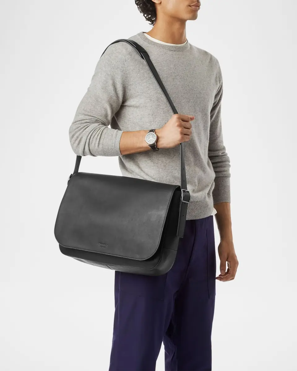 Shinola Men's Runwell Leather Messenger Bag | Thumbnail 5
