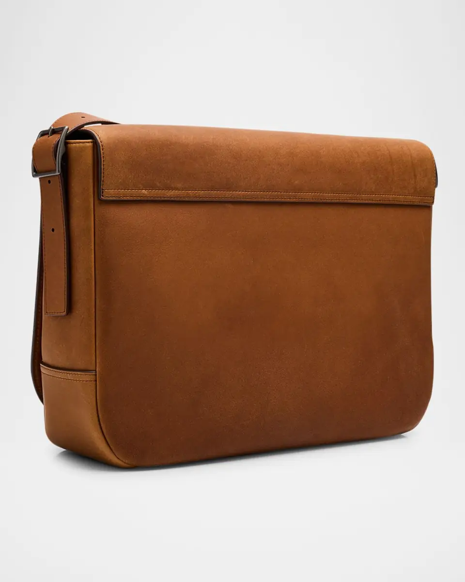 Shinola Men's Runwell Leather Messenger Bag | Thumbnail 7