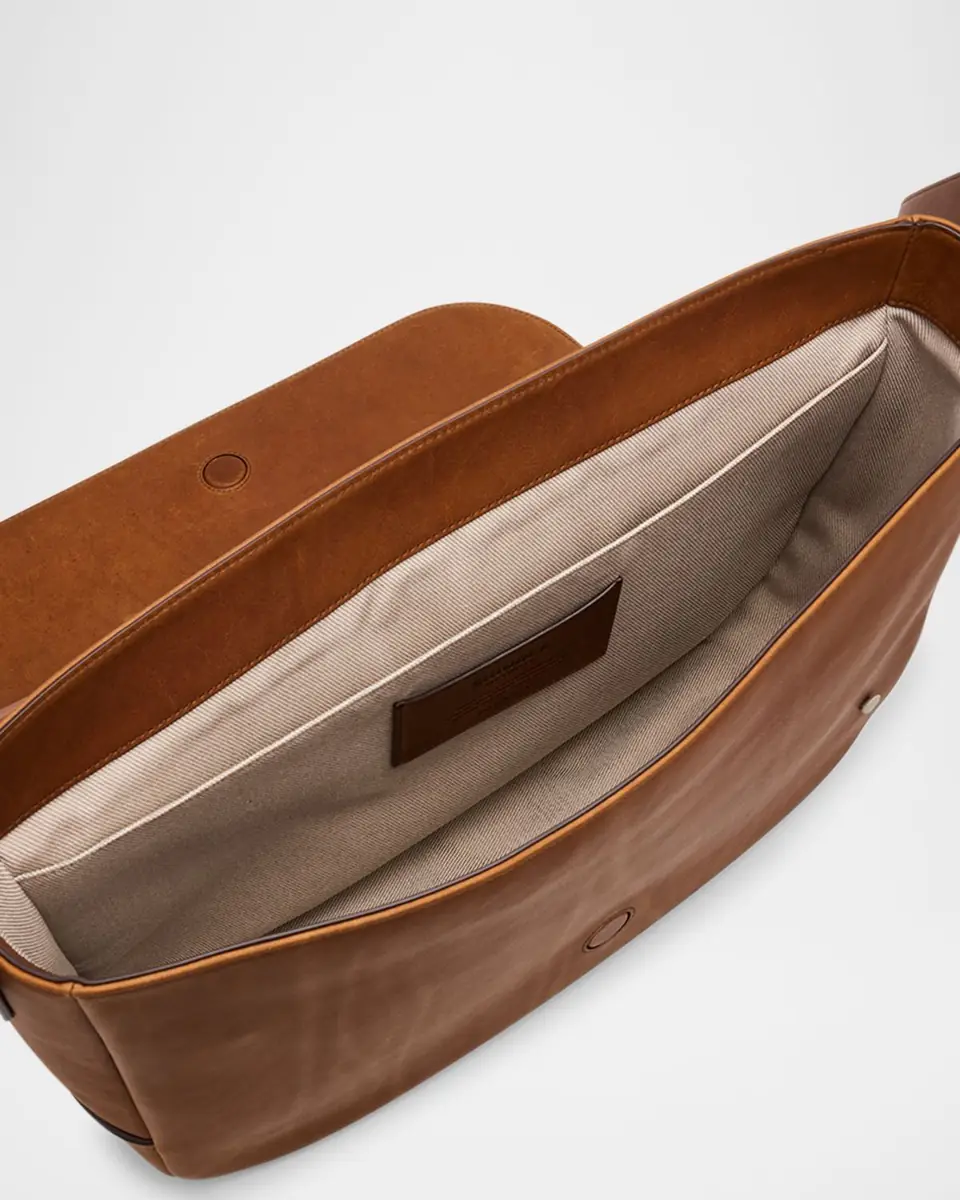 Shinola Men's Runwell Leather Messenger Bag | Thumbnail 8
