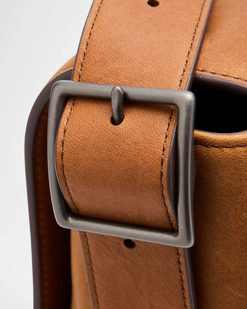 Shinola Men's Runwell Leather Messenger Bag | Thumbnail 10