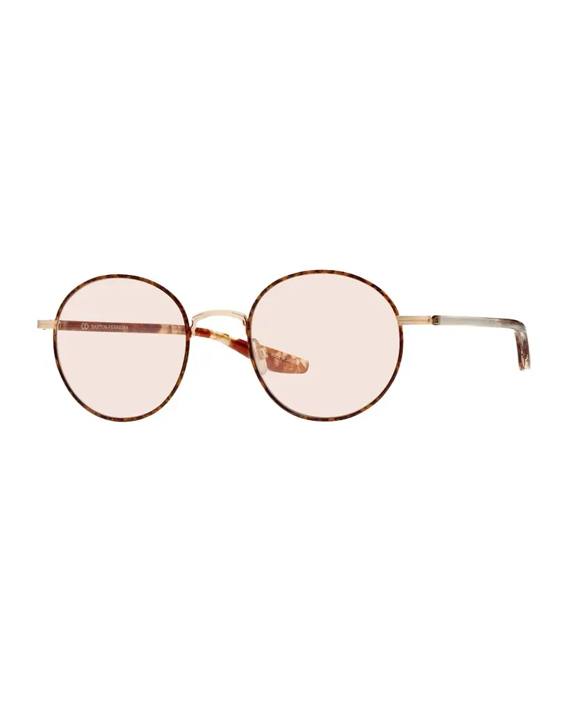 Barton Perreira Caster Round Titanium Sunglasses | Image 1 Barton Perreira Caster Round Titanium Sunglasses | Image 1