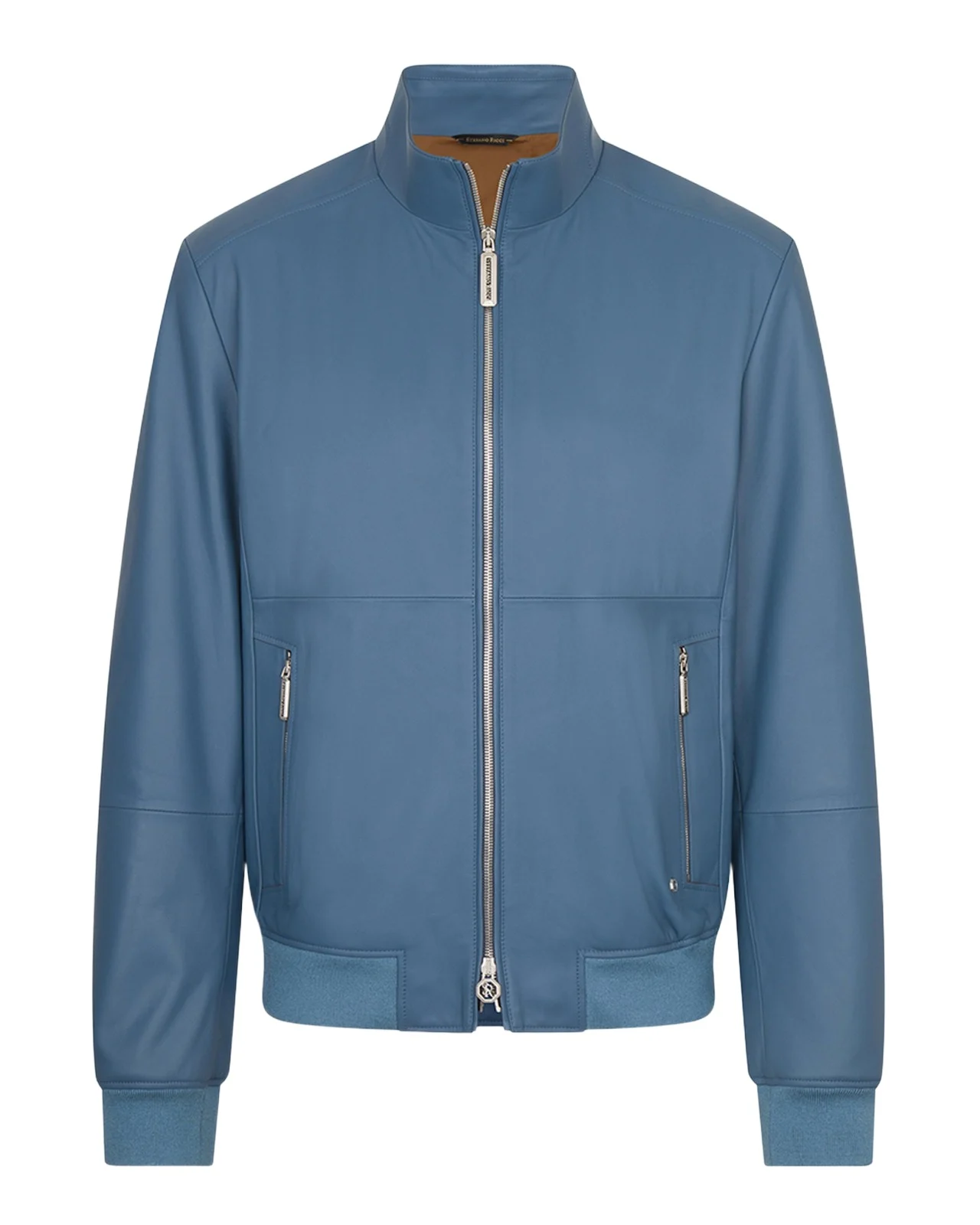 Men's Leather Full-Zip Blouson Jacket Men's Leather Full-Zip Blouson Jacket