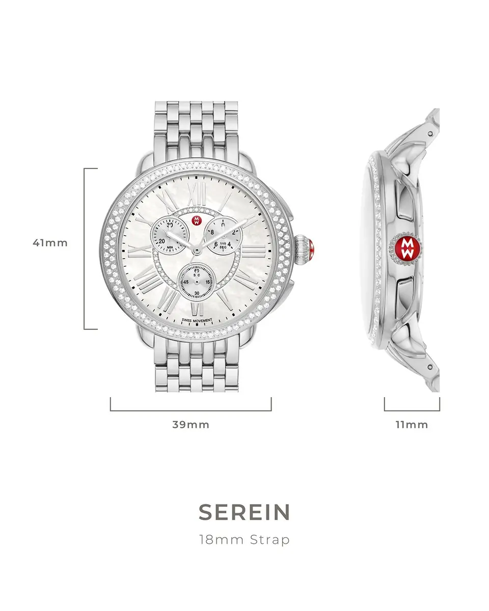 MICHELE Serein Two Tone 18K Gold Plated Diamond Watch | Thumbnail 3 MICHELE Serein Two Tone 18K Gold Plated Diamond Watch | Thumbnail 3