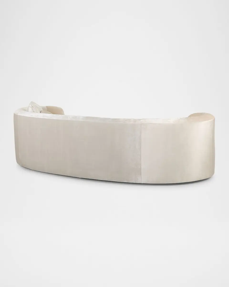 Haute House Bubble Velvet Curved Sofa, 117.5" | Thumbnail 3 Haute House Bubble Velvet Curved Sofa, 117.5" | Thumbnail 3