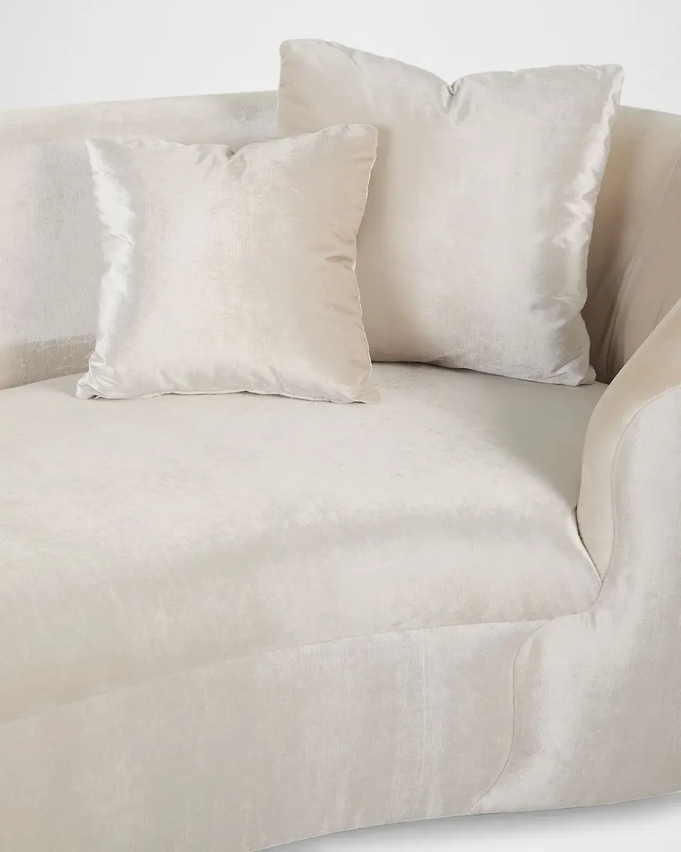Haute House Bubble Velvet Curved Sofa, 117.5" | Thumbnail 6 Haute House Bubble Velvet Curved Sofa, 117.5" | Thumbnail 6
