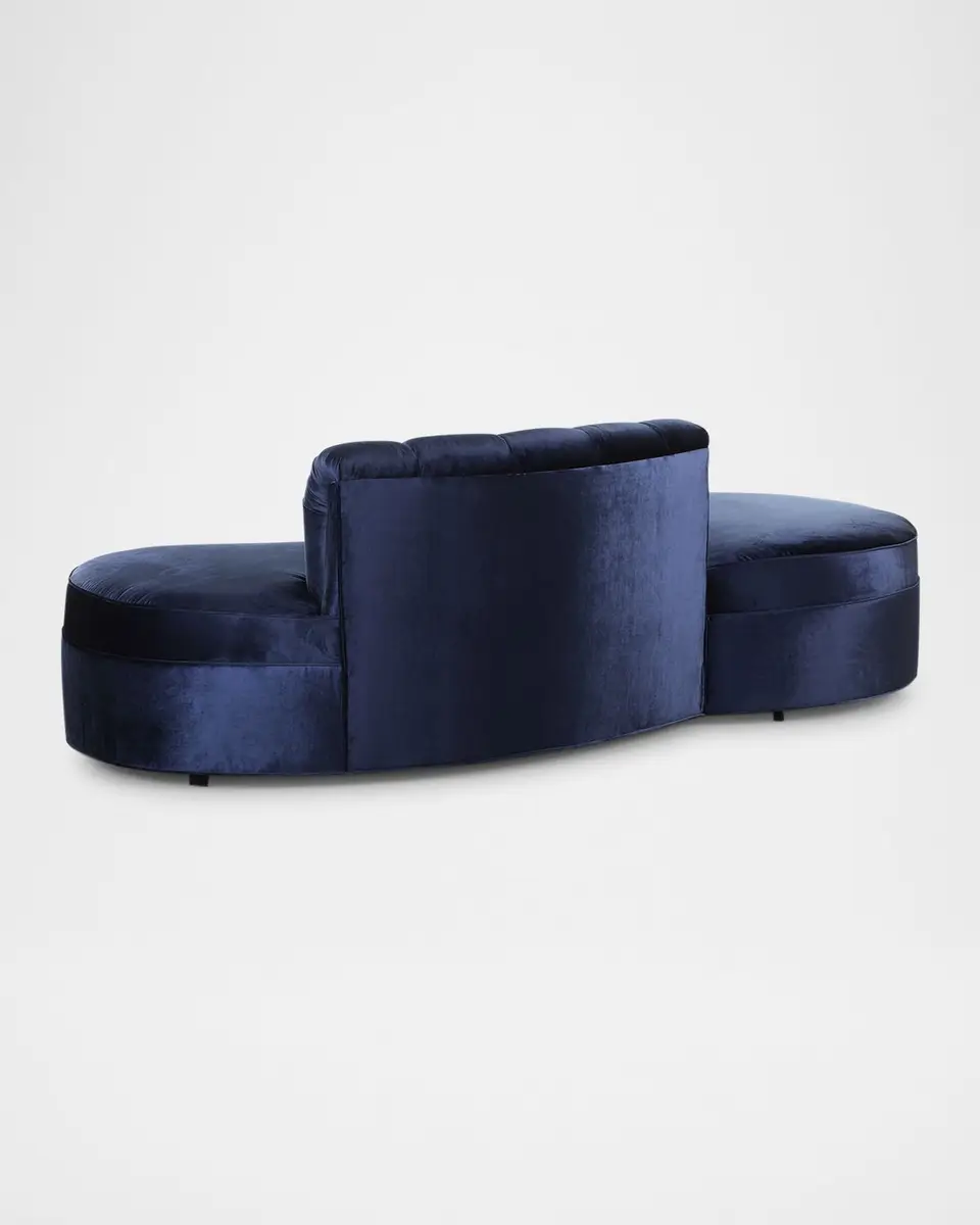 Haute House Layla Petite Velvet Sofa, 90" | Thumbnail 3