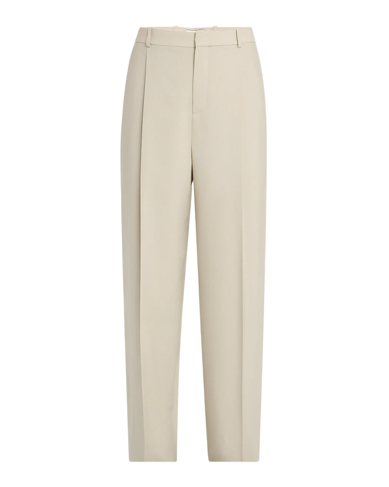 Men's Pleated Wool-Silk Trousers