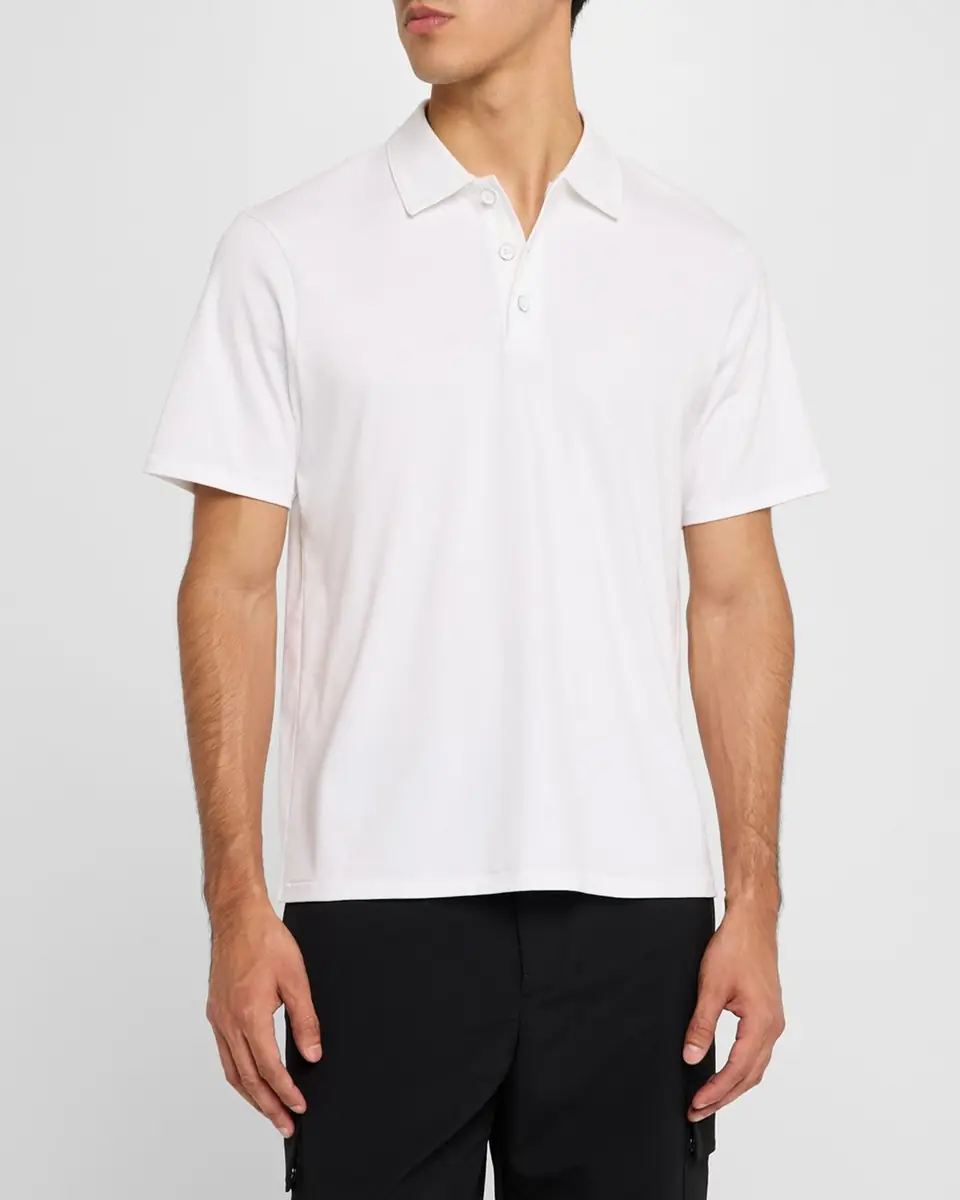 Rag & Bone Men's Pima Cotton Polo Shirt | Thumbnail 4