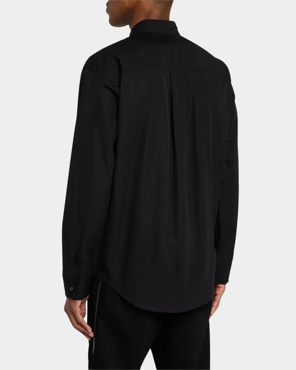 Dsquared2 Men's Zip-Trim Sport Shirt | Thumbnail 3