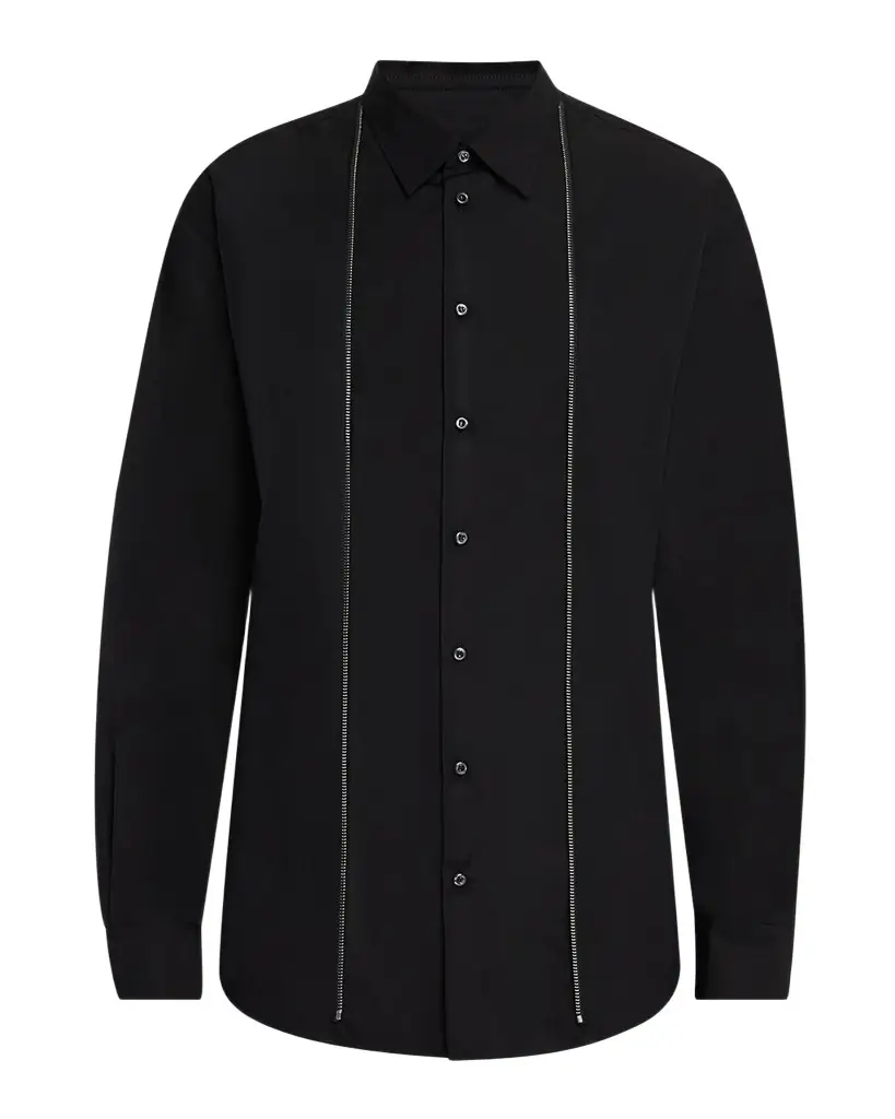 Dsquared2 Men's Zip-Trim Sport Shirt | Image 1 Dsquared2 Men's Zip-Trim Sport Shirt | Image 1