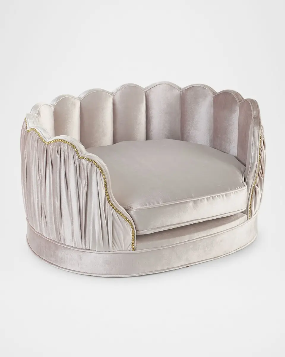 Haute House Lily Rose Velvet Pet Bed | Thumbnail 4
