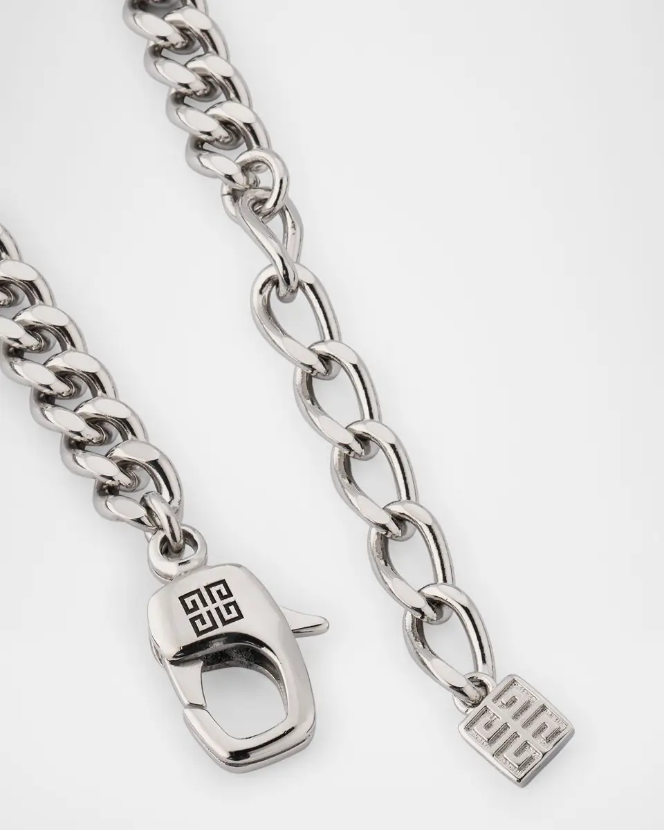 Givenchy Men's ID Logo and Crystals Necklace | Thumbnail 4